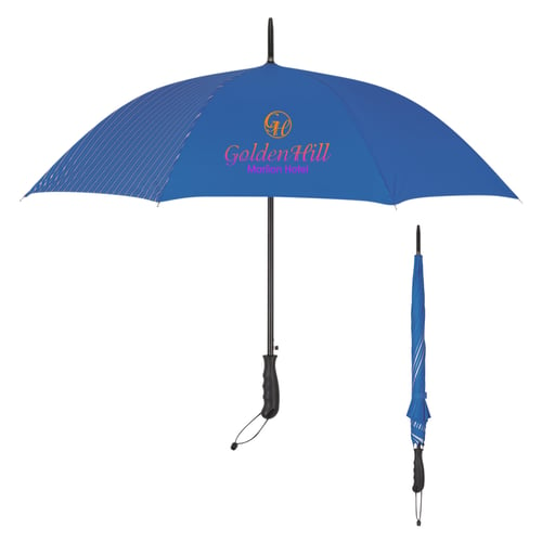 46" Arc Stripe Accent Panel Umbrella