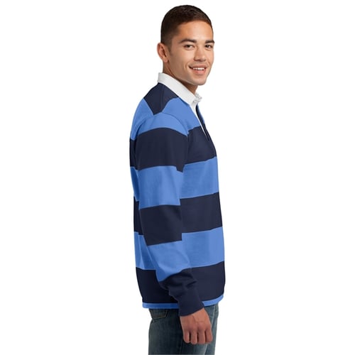Sport-Tek Classic Long-Sleeve Rugby Polo