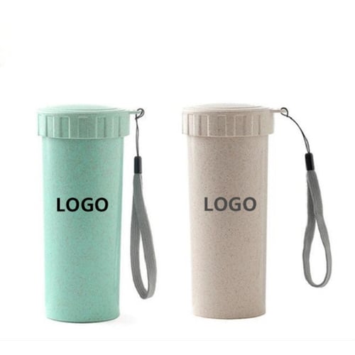 Drinking Straw Personalized Water Bottles Large Capacity Plastic