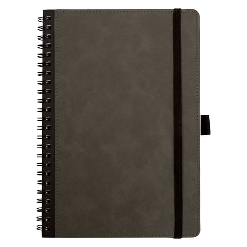Faux Leather SpiralBound Notebook By Trilogy EverythingBranded USA