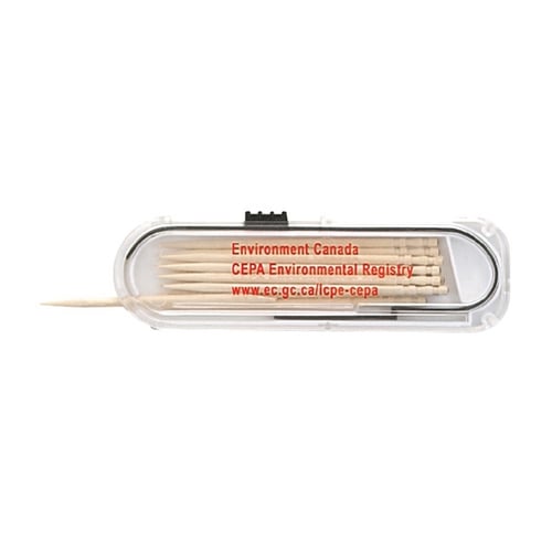 Toothpick dispenser Case With 12 Toothpicks