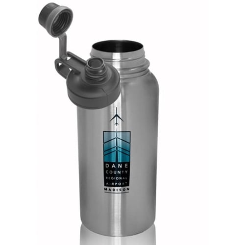 32 oz. Stainless Steel Water Bottle — 1000 Hours Outside
