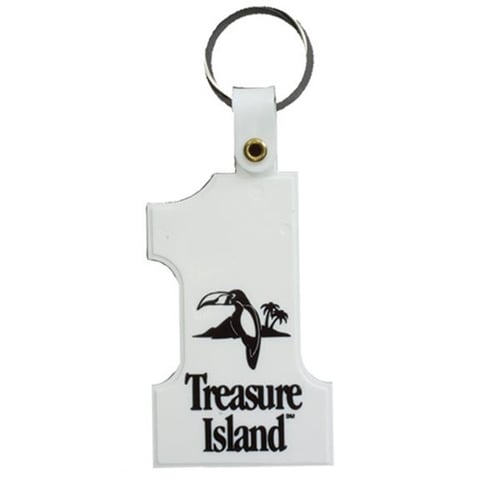 Promotional Customized Number One Key Tag