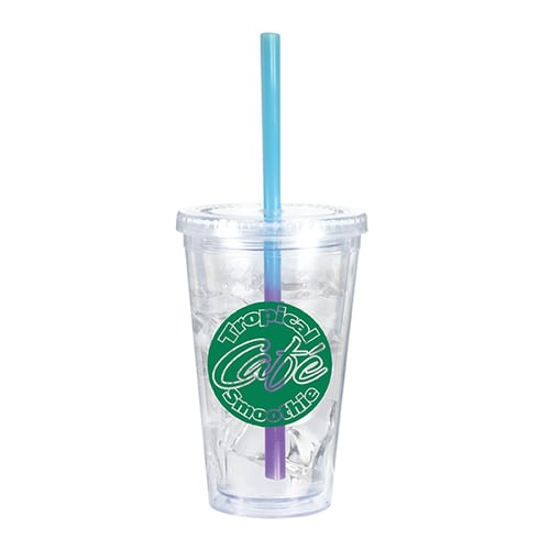 16 oz. Victory Acrylic Tumbler with Straw Lid
