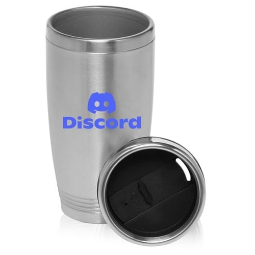 Logo Stainless Steel Travel Mugs with Removable Base (16 Oz