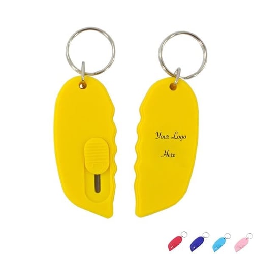 Handy Retractable Keychain Box Cutter with Logo