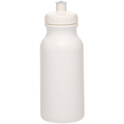 Water Bottle with Push Cap (20 Oz., 7.75 x 3 Dia.)