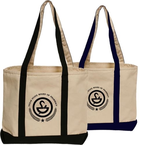 Logo-Print Medium Canvas Tote Bag
