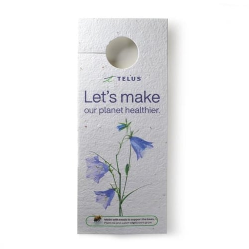 Seed Paper Door Hangers  Promotional Seed Paper Products