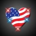 Heart of America Flashing pin