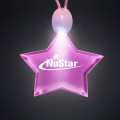 Light-up promotional acrylic star necklaces with LED