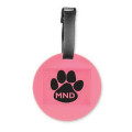Pink Round Luggage Tag