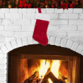 14" Plush Christmas Stocking - Blank