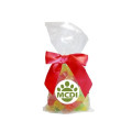 Gummy Bears Candy in Stand Up Mug Drop Bag with Bow