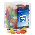 Jelly Bellys Candy in a Clear Acrylic Square Box