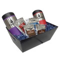 Gift tray with two tumblers and instant drinks