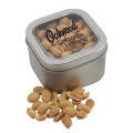 Large Tin with Window Lid and Peanuts