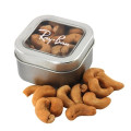 Tin with Window Lid and Cashews