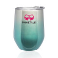 11 oz. Ombre Stemless Wine Glass with Lid