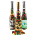 11" Champagne Bottle with Runts Candy