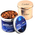 Almonds in 3.5" Round Metal Tin with Lid