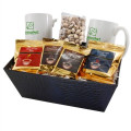 Tray with Mugs and Pistachios