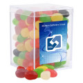 Jelly Beans Candy in a Clear Acrylic Square Box