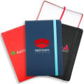 Hardcover Notebooks w/ Matching Color Elastic Band Notepad