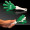 Green White & Green Hand Clapper