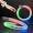 White Tube Bracelets with Flashing Rainbow LEDs