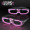 LED Sound Activated Pink 80s Party Shades