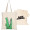 7 oz Cotton Canvas Tote Bag USA Decorated (15" X 16")