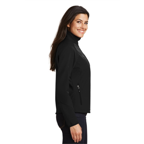 Port Authority Ladies Textured Soft Shell Jacket.