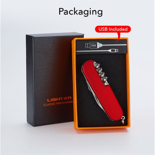 Swiss knife clearance with lighter