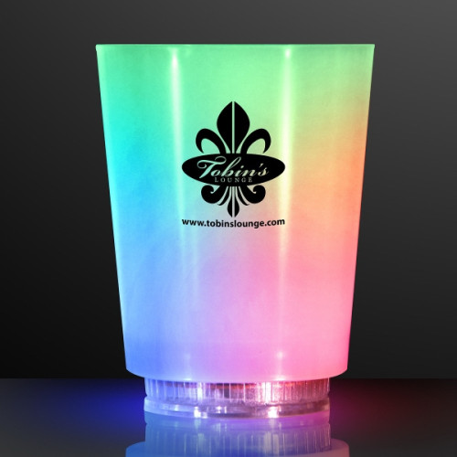 Light Up Frosted Short Glass