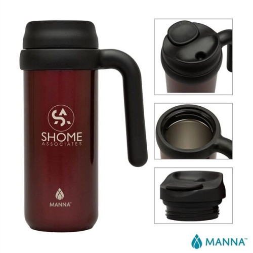 Manna™ 16 oz. Mocha Stainless Steel Mug