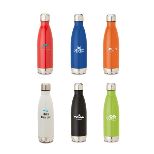 Solana 17 oz. 304 Stainless Steel Vacuum Bottle with Copp...