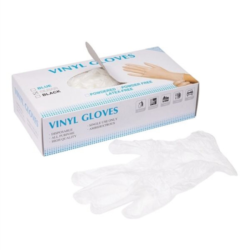 Protection-XL Box of 100 Extra Large Size Vinyl Gloves (5...