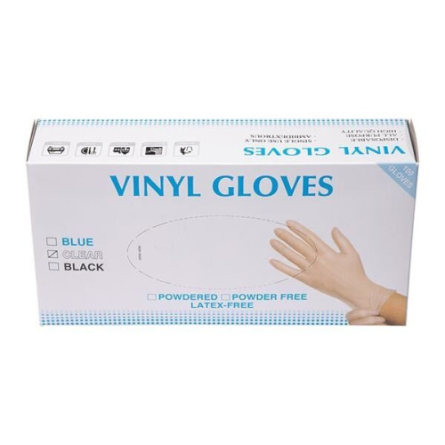 Protection-XL Box of 100 Extra Large Size Vinyl Gloves (5...
