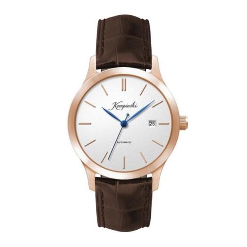 40MM STEEL ROSE GOLD CASE, 3 HAND "AUTOMATIC" MVMT...