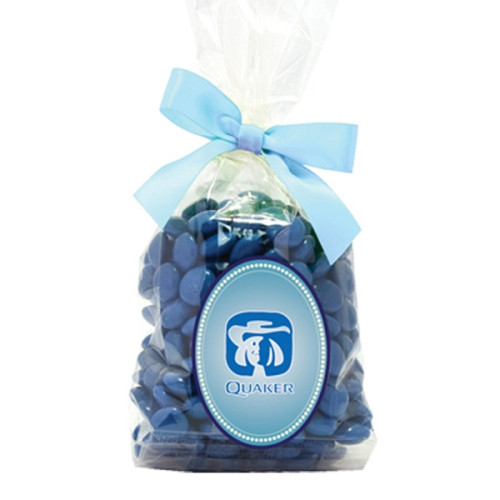 Gourmet Jelly Beans Candy in Stand Up Mug Drop Bag with Bow