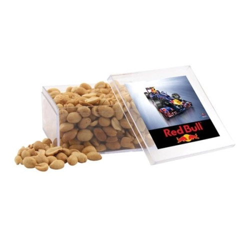 Peanuts in a Clear Acrylic Large Box