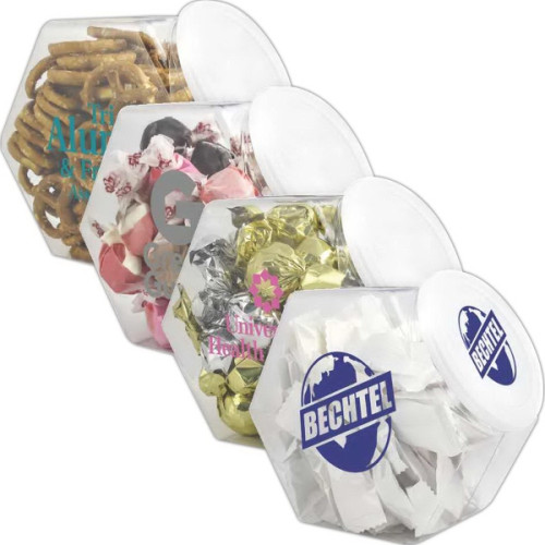 Penny Candy Jar with Twist-Wrapped Truffles