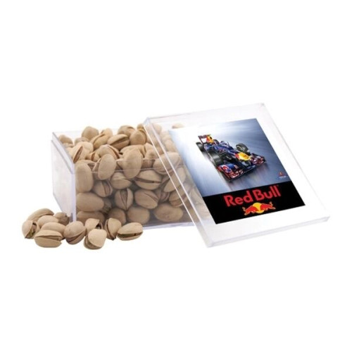 Pistachios in a Clear Acrylic Large Box
