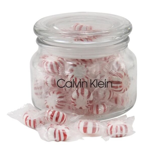 Starlight Peppermints in a Glass Jar with Lid