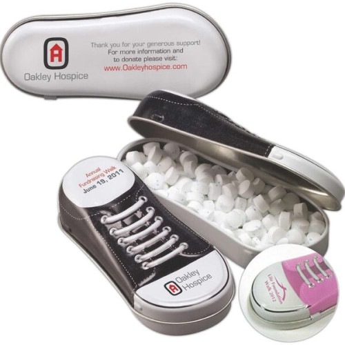 Sneaker Shaped Tin Filled with MicroMints®