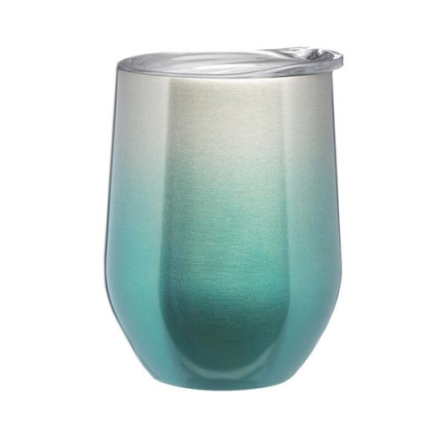 11 oz. Ombre Stemless Wine Glass with Lid