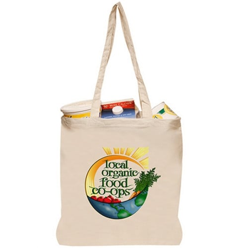 Tote 10oz Organic cotton - long handles | The Bag Workshop