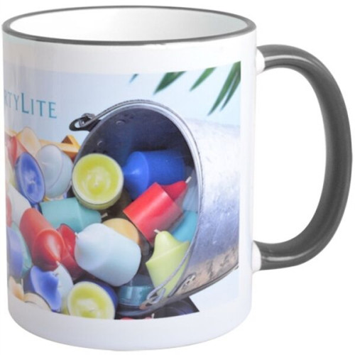 11 oz Color Handle Mug