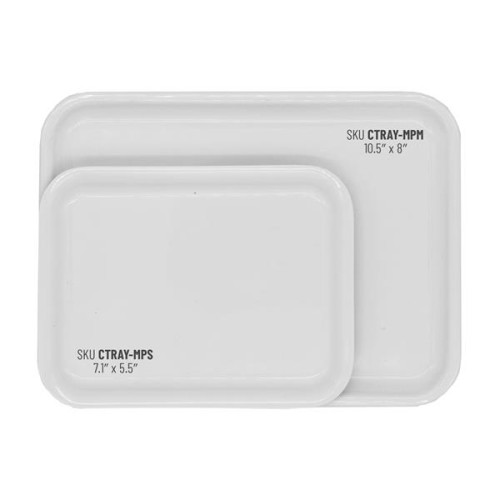 Custom Small White Rolling Trays Quick Print EverythingBranded USA